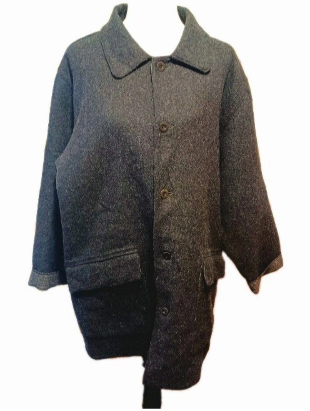 Bobby Jones Vintage 1930 Collection Gray Alpaca/wool Blend Men's Car Coat...
